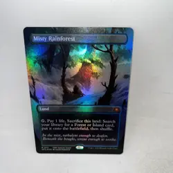 Misty Rainforest (Borderless) 111 Special Guests Magic: The Gathering Foil LP - Image 1