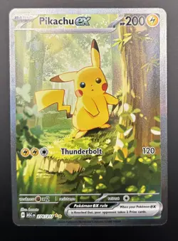 Pokemon TCG Pikachu Ex 276/217 Special Illustration Rare - Ascended Heroes Mint - Image 1