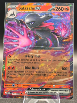 Salazzle ex 016/088 Me03: Perfect Order Holo Pokemon TCG - Image 1