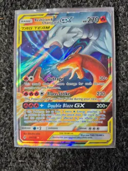 Reshiram & Charizard gx #20/214 Unbroken Bunds NM/Near Mint Pokemon 2019 - Image 2