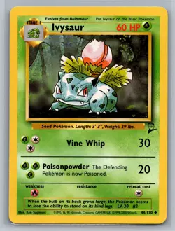 Ivysaur Base Set 2 #044/130 Uncommon Pokemon Card - Image 1