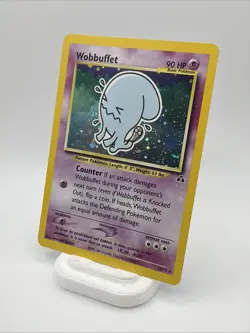 Pokemon Card - Wobbuffet Holo Shiny Rare 16/75 WOTC Vintage Neo Discovery MP - Image 2