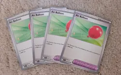 Lot of 4 Air Balloon 079/086 Black Bolt Pokemon TCG Card NM - Image 1