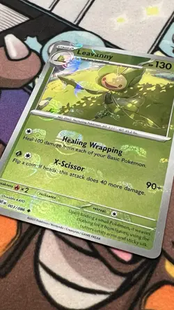 LEAVANNY (MASTER BALL PATTERN) 003/086 UNCOMMON WHITE FLARE POKEMON NM/M - Image 2