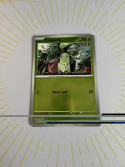008/132 Chikorita : (Reverse Holo) Card : Mega Evolution : Pokemon TCG ✨ - Image 2