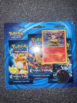 Pokemon XY Evolutions 3-Pack Blister Sealed and Pokemon Breakpoint Booster Pack - Image 3