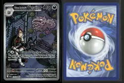Team Rocket's Weezing 199/182 Illustration Rare Destined Rivals Pokemon NM/M - Image 3