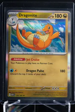 Dragonite 149/165 S&V 151 Holo Rare Pokemon Card TCG NM - Image 1