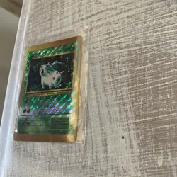 1996 Jungle Nidorina Japanese Pokemon Vending Sticker Prism Holo - Image 2