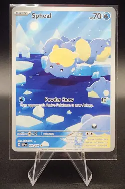 Pokemon TCG Spheal Illustration Rare Holo Card 199/191 Sv08: Surging Sparks - Image 1