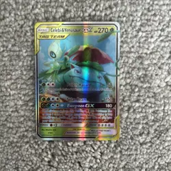 Pokemon TCG Celebi & Venusaur GX Sun Moon Team 1/181 LP - Image 1