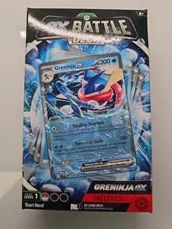 Pokemon TCG ex Battle Deck Greninja ex Factory Sealed Box 60 Card Deck - Image 1
