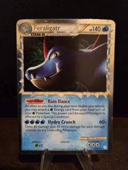 Pokemon TCG Feraligatr Prime 108/123 HeartGold & SoulSilver Holo 🌟🌟🌟 2010 - Image 1