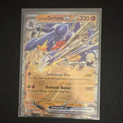 Pokemon Cynthia's Garchomp ex Full Art Holo Ascended Heroes 073/217 330 HP - Image 1