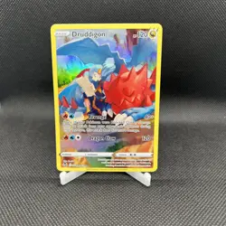 Pokemon Druddigon Ultra Rare Full Art Holo TG09/TG30 Silver Tempest 120 HP - Image 1
