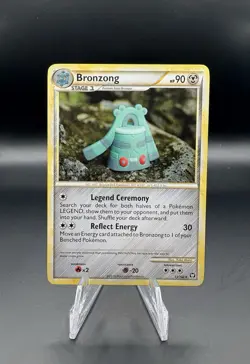 Bronzong - 15/102 - Pokemon Triumphant HeartGold & SoulSilver Rare NM - Image 1