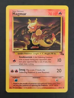 Pokemon MAGMAR 39/62 Fossil - Light Play 🍒 - Image 4
