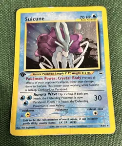 Suicune Pokemon Neo Revelation Holo Rare 14/64 1st Edition - Image 1