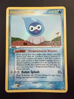 Rain Castform Reverse Holo Rare (26/113) - Pokemon TCG - EX Delta Species - HP - Image 1