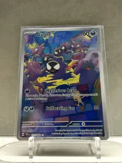 Pokemon Gastly Illustration Rare 177/162 Temporal Forces NM - Image 1