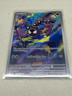 Pokemon Gastly Illustration Rare 177/162 Temporal Forces NM - Image 3