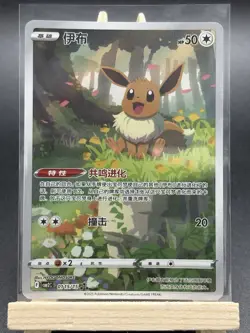 Pokemon TCG S-Chinese Exclusive Eevee Holo Card Gem Pack Vol2 CBB2C 01 15/15 - Image 2