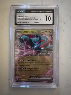Pokemon Salamence EX Journey Together 114/159 CGC 10 - Image 1