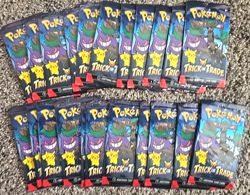 Pokemon Trick or Trade 2024 Halloween Booster Pack Lot 22 Packs - Image 1