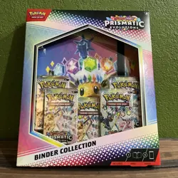 Pokemon TCG Prismatic Evolutions Binder Collection Factory Sealed New - Image 1