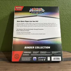 Pokemon TCG Prismatic Evolutions Binder Collection Factory Sealed New - Image 2