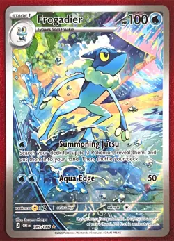 Frogadier 089/086 - Pokemon Chaos Rising AR - Prerelease Pull Quick Ship - Image 1