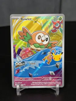 Rowlet Litten Popplio Alola First Partner Illustration Promo Lot Pokemon TCG NM - Image 2