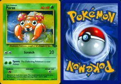PARAS 59/64 COMMON JUNGLE POKEMON UNLIMITED NM - Image 3