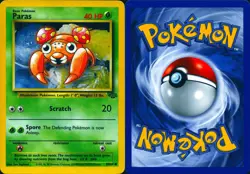 PARAS 59/64 COMMON JUNGLE POKEMON LP - Image 3