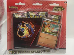Factory sealed Pokemon TCG Ascended Heroes Tech Sticker Collection Charmander - Image 1