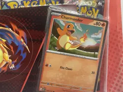 Factory sealed Pokemon TCG Ascended Heroes Tech Sticker Collection Charmander - Image 2