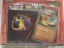 Factory sealed Pokemon TCG Ascended Heroes Tech Sticker Collection Charmander - Image 4
