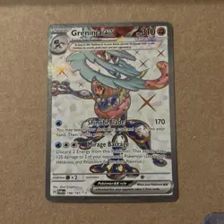 Pokemon Greninja EX 198/167 Sv06 Ultra Rare Full Art Holo 310 HP English - Image 1
