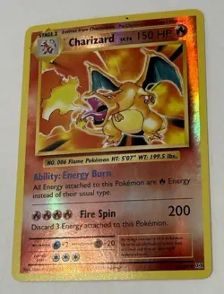 Pokemon Charizard 11/108 Evolutions Reverse Holo Holo Rare 150 HP 2016 - Image 1
