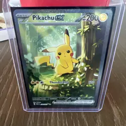 Pokemon Ascended Heroes Forest Pikachu ex 276/217 SIR. NM Pack Fresh. - Image 3