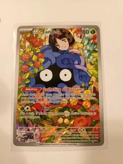 Pokemon TCG Erika's Tangela Full Art Holo ASC EN 218/217 80 HP Grass Type - Image 3