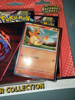 Pokemon Mega Evolution Ascended Heroes Tech Sticker Collection Charmander - Image 5
