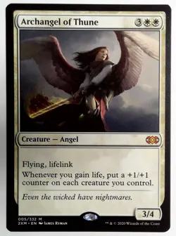 1x Archangel of Thune Light Play MTG Magic DOUBLE MASTERS 5/332 NEAR MINT - Image 1