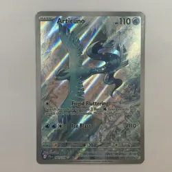 Pokemon Articuno 161/159 Holo Illustration Rare Basic 110 HP – Journey Toget… - Image 1