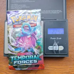 Heavy 22.90g Pokemon Tcg temporal forces Booster Pack Factory Sealed New - Image 1
