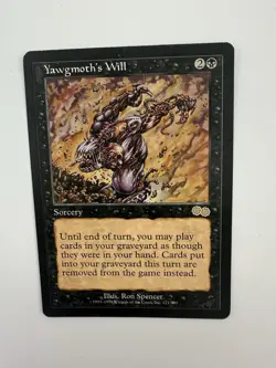 Yawgmoth's Will Urza's Saga LP Mtg Vintage Magic The Gathering Reserve List - Image 1