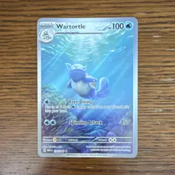 Pokemon Wartortle 171/165 Scarlet & Violet 151 Holo Illustration Rare 100 HP - Image 1
