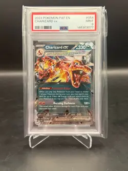 Charizard EX PAF054/091 Double Rare Paldean Fates 2024 Pokemon ENG PSA 9 - Image 1