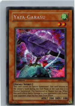 Yata-Garasu Secret Rare Legacy of Darkness LOD-000 LP - 1st Edition - Image 1