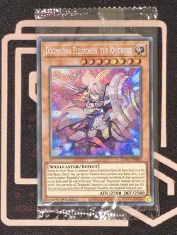 CH01-EN015 Dogmatika Fleurdelis, the Knighted Alt Art Secret Rare 1st Ed YuGiOh - Image 1